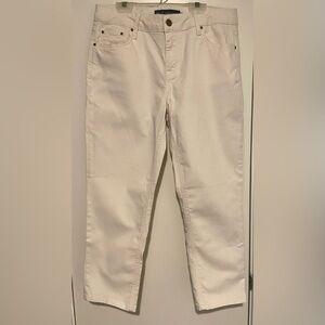 Boden Denim Women's Girlfriend Straight Leg Jeans - Creamy White 10P